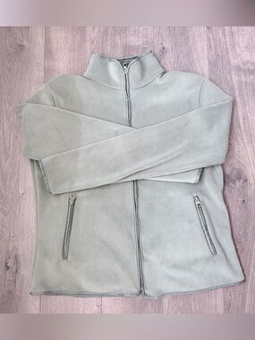 Interval Light Sage Green Full-Zip Fleece Jacket